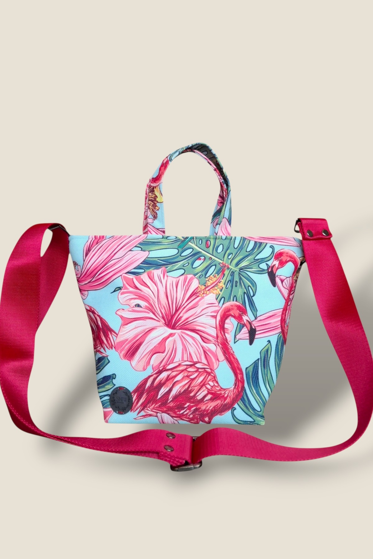 Flamingo Desenli Çanta