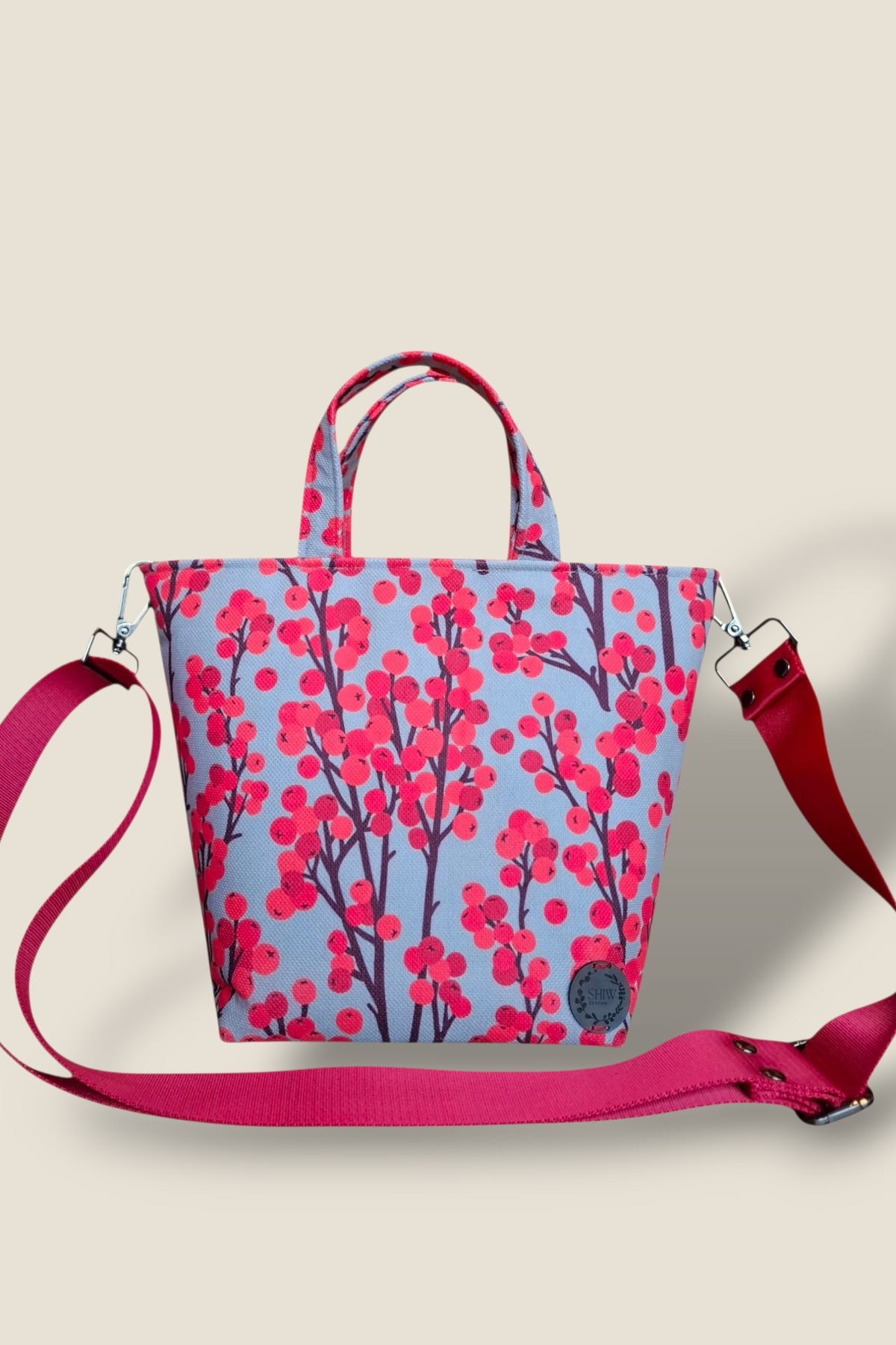 Böğürtlen Ağacı Desenli Çanta